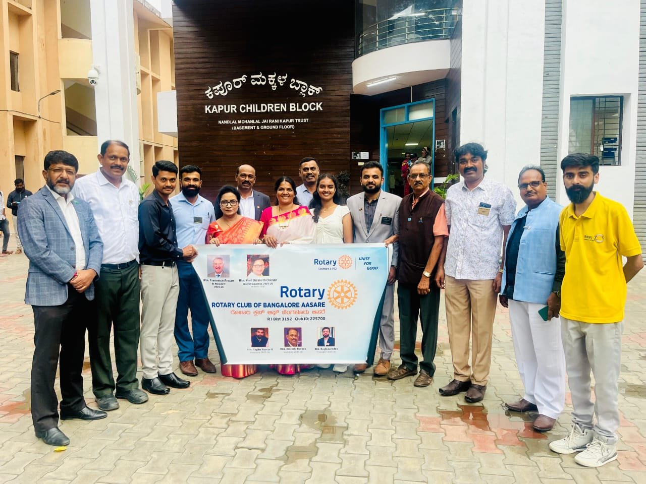 Rotary volunteers and partners supporting community healthcare
