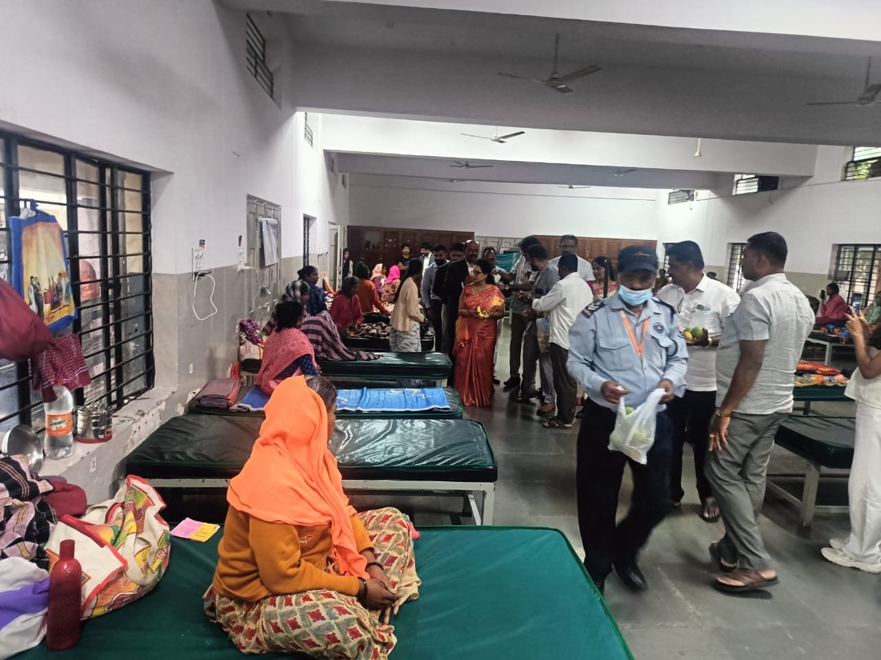 Recognition presented after a successful blood camp